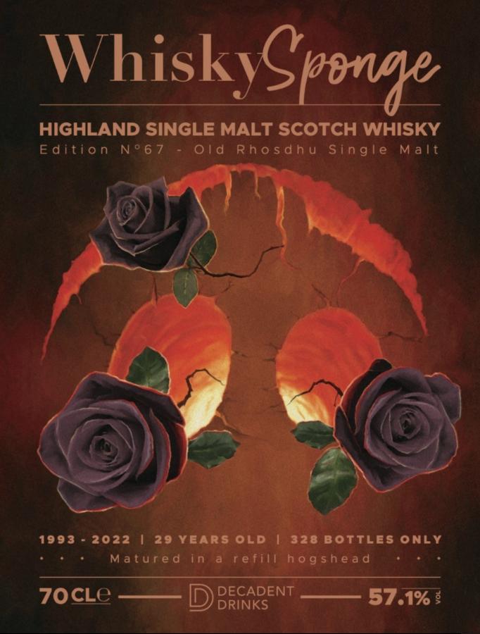 Old Rosdhu 29Yr (Whisky Sponge) 700ml