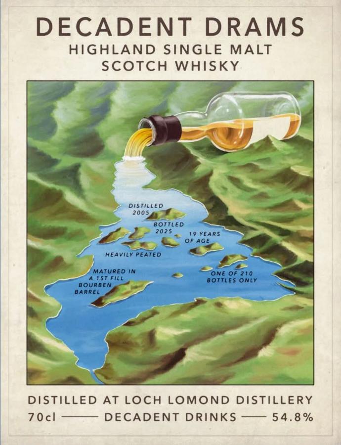 Loch Lomond 19Yr 2005 by Decadent Drinks 700ml