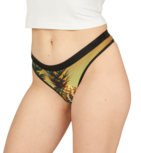 Tropical Pineapple Women's Thongs - Stylish & Comfortable Beachwear