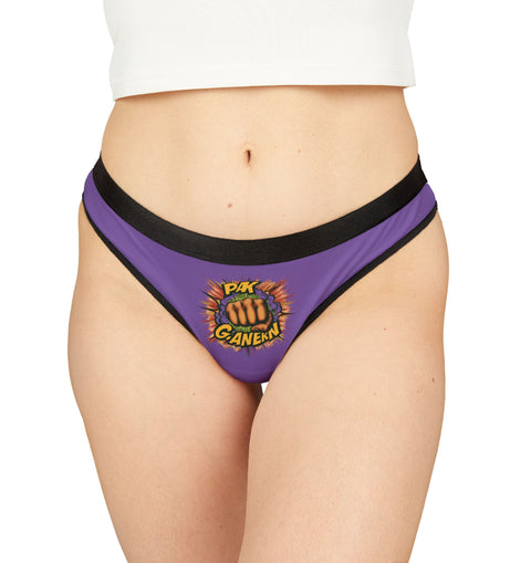 PAK! Tanga morado claro para mujer GANERN: ropa interior bonita y cómoda