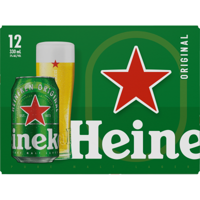 Heineken 5% lata de 330 ml