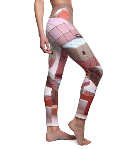 Hippo Plays Piano Casual Leggings - Fun & Playful Activewear
