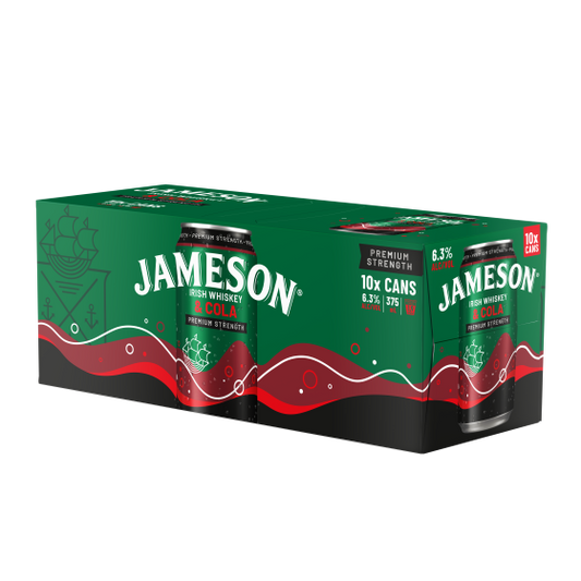 Jameson & Cola 6.3% 375ml Cans
