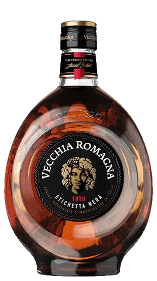 VECCHIA ROMAGNA Etichetta Nera Brandy 750ml - NZ Liquor Online