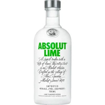 Absolut Lime Vodka 40% 700ml
