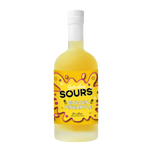 Saturdays Sours Golden Pineapple 725ml Bottle — 14% ABV - NZ Liquor Online