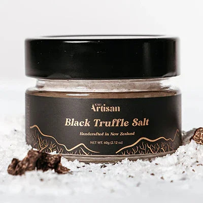 Kiwi Artisan Black Truffle Sea Salt 60g - NZ Liquor Online