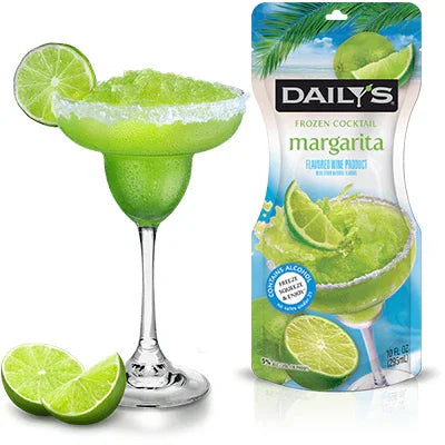 Daily's Margarita Frozen Cocktail Pouch 5% - NZ Liquor Online