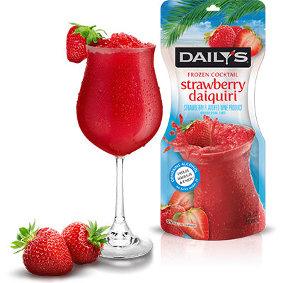 Daily s Strawberry Daiquiri Frozen Cocktail Pouch 5 NZ Liquor Online