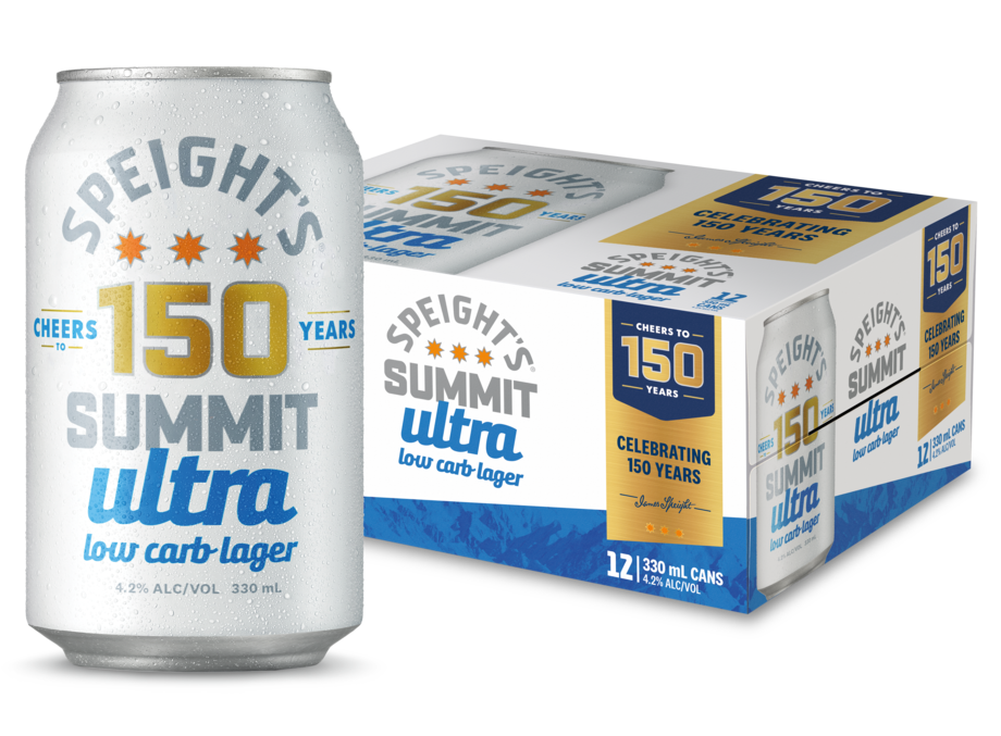 Speights Summit Ultra 330mL Can 12 Pack 150 Years - NZ Liquor Online