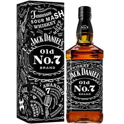 Etiqueta musical de Jack Daniels LTD ED 43% 700 ml