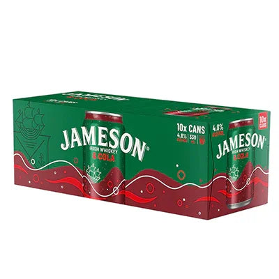 Jameson & Cola 4.8% 10pk 330ml