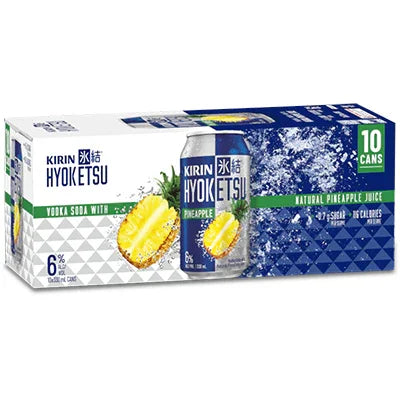 Kirin Hyoketsu Vodka Soda & Pineapple 330ml Cans x 10