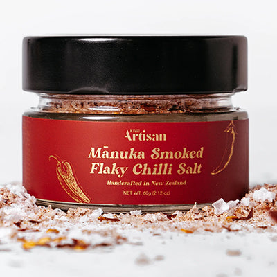 Kiwi Artisan Manuka Smoked Chili Salt 60g