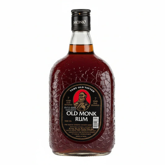Old Monk Rum 7YO Blended Rum 750ml - NZ Liquor Online