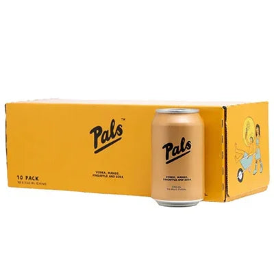 Pals Mango Pineapple Vodka 5% 10pk 330ml - NZ Liquor Online