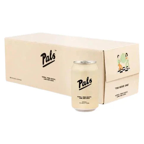 Pals Pink Guava Vodka 5% 10pk 330ml - NZ Liquor Online