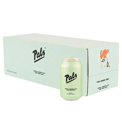Pals Vodka Lime Soda 5% 10pk 330ml - NZ Liquor Online