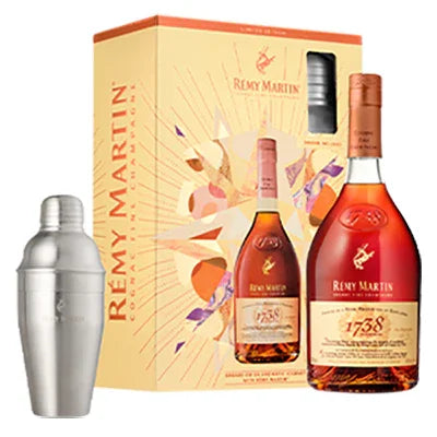 Remy Martin 1738 Accord Royal Shaker Giftpack 40% 700ml - NZ Liquor Online