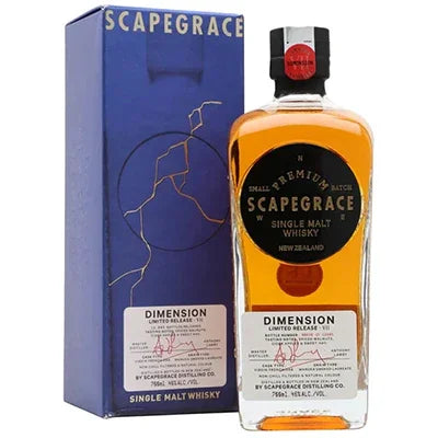 Scapegrace Single Malt Whisky Dimension VII 46% 700ml - NZ Liquor Online