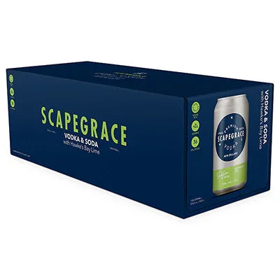 Scapegrace Hawkes Bay Lime Vodka 5% 10pk 330ml - NZ Liquor Online