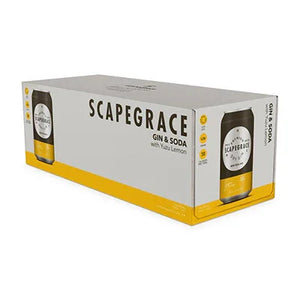 Scapegrace Yuzu Lemon Gin 5% 10pk 330ml - NZ Liquor Online