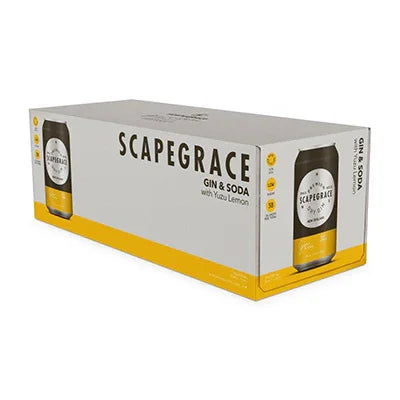 Scapegrace Yuzu Lemon Gin 5% 10pk 330ml