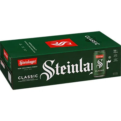 Steinlager Classic 5% 18pack 330ml Cans - NZ Liquor Online
