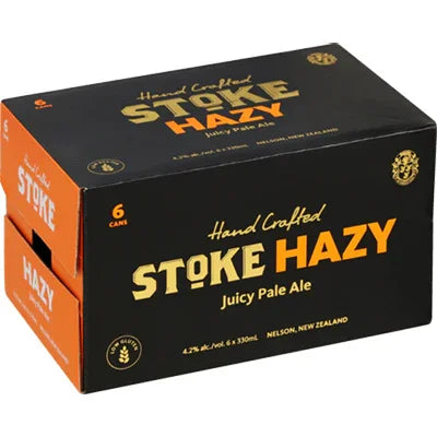 Stoke Hazy Pale Ale 6 x 330ml - NZ Liquor Online