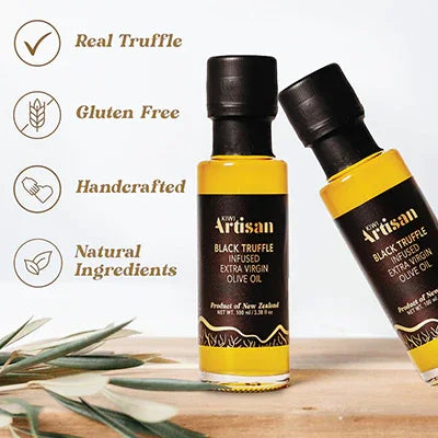 Kiwi Artisan New Zealand Black Truffle Olive Oil 100ml - NZ Liquor Online