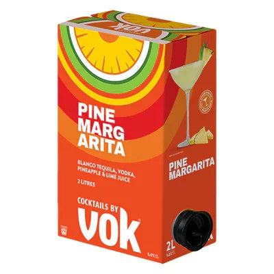 VOK Pineapple Margarita Pre-mix 2L Cask 6%
