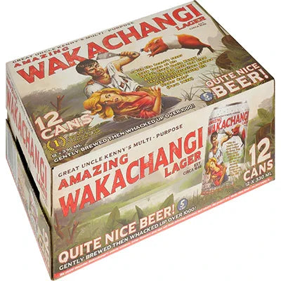 Wakachangi Lager 5% 12pk 330ml Cans - NZ Liquor Online