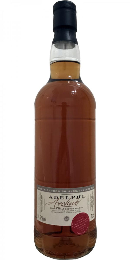 Breath of Highlands 35 Year 1972 (Adelphi) 700ml