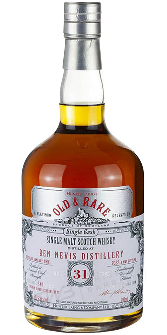 Ben Nevis 31Yr 1991-2022 Old & Rare by Hunter Laing 700ml
