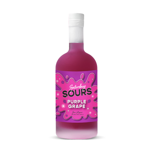 Saturdays Sours Purple Grape 725ml Bottle — 14% ABV - NZ Liquor Online