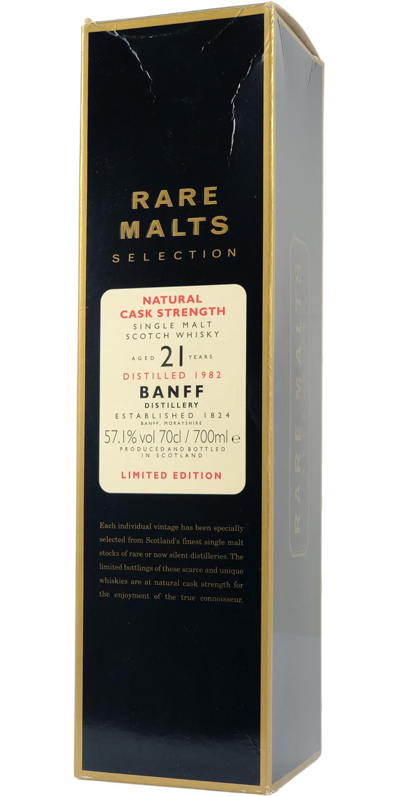 Banff 21Yr 1982 Rare Malt