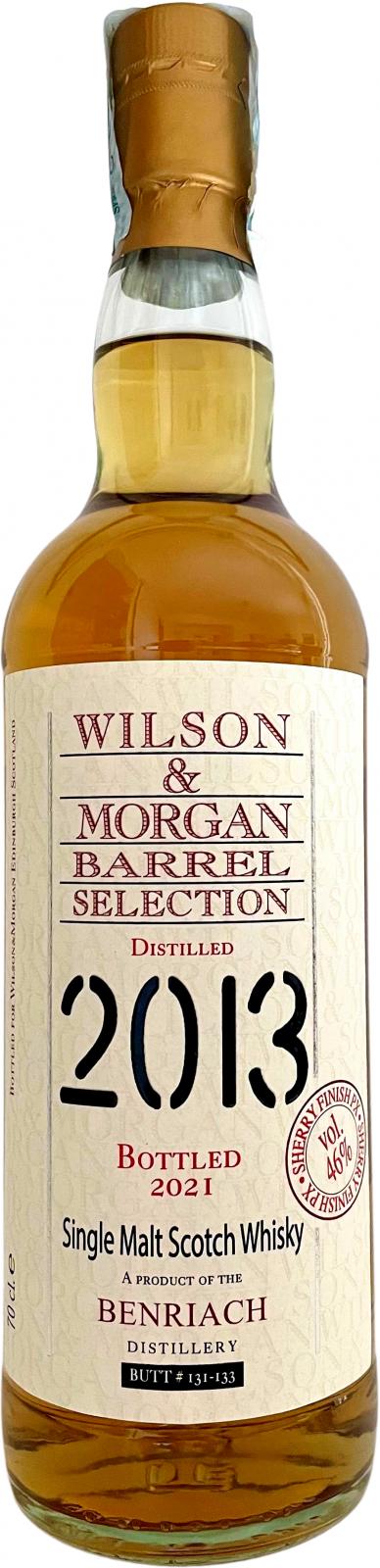 Benriach 2013-2021 #131-133 (Wilson & Morgan) 700ml