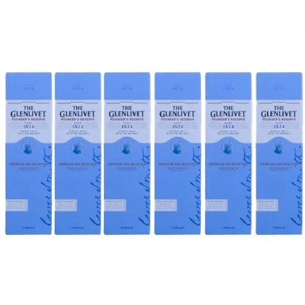 Glenlivet Founders Reserve Whisky 1000ml 6Pk