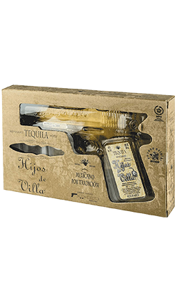 Hijos De Villa Tequila Reposado Pistol 200ml + 2 Glasses - NZ Liquor Online