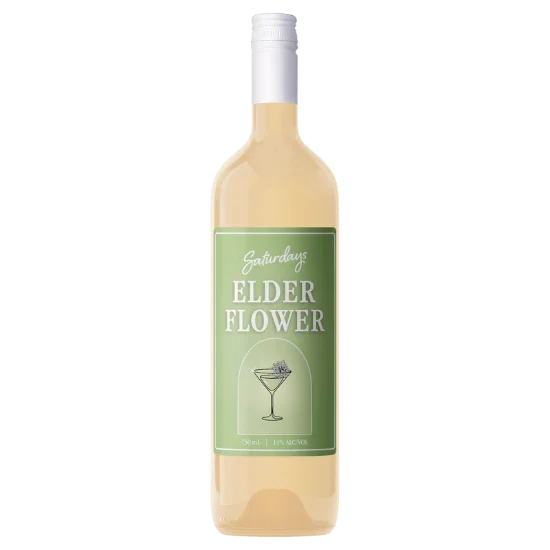 Saturdays Elderflower 14% 750ml