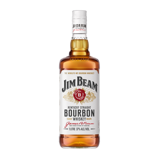 Jim Beam White Label Bourbon 1L 37%
