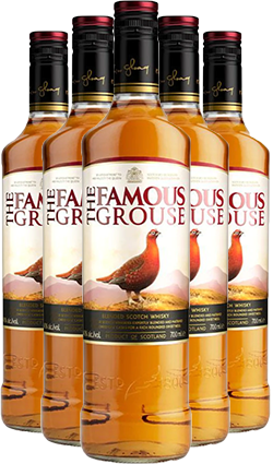 Famous Grouse Blended Whisky 1L 6 Bottles Case Deal