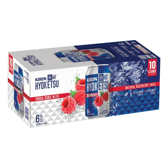 Kirin Hyoketsu Raspberry 330mL Can 10 Pack - NZ Liquor Online