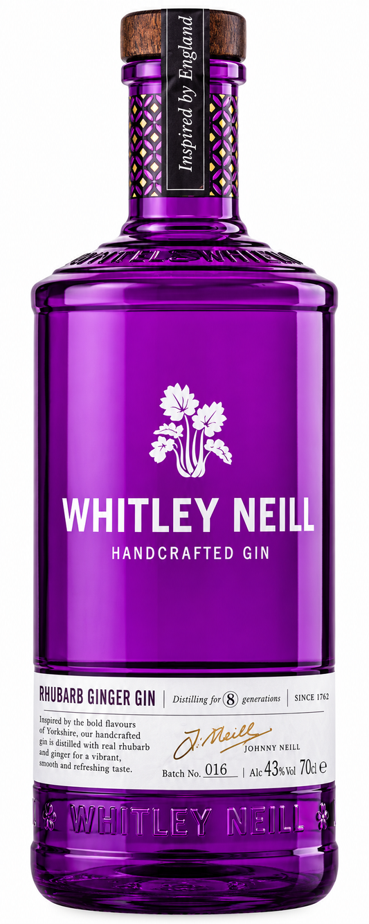 Whitley Neill Rhubarb & Ginger Small Batch Gin 700ml