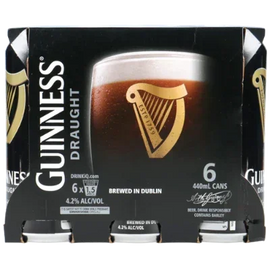 Guinness 6 Pack Cans 440ml