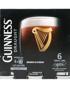 Guinness 6 Pack Cans 440ml