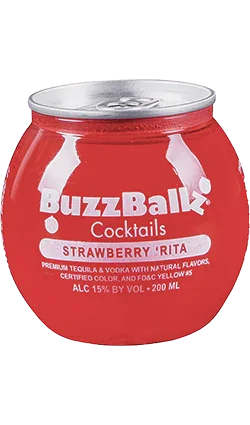 BuzzBallz Strawberry Margarita 200ml - NZ Liquor Online