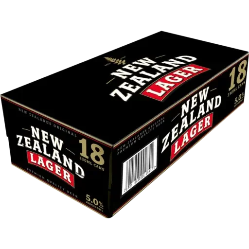 NZ Lager 5% 18pk Cans 330ml - NZ Liquor Online