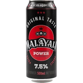 Malayali Power Beer 7.5%
500ml Can