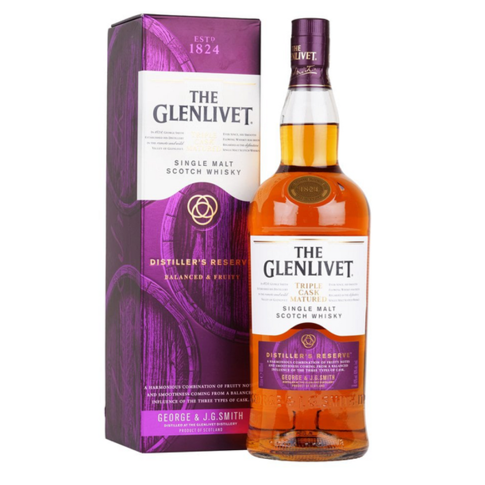 Glenlivet Distillers Reserve Triple Cask 1000ml - NZ Liquor Online